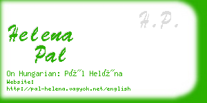 helena pal business card
